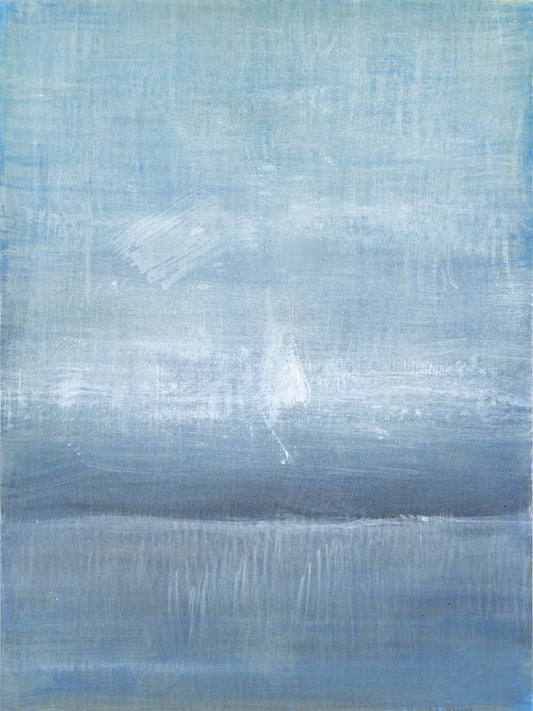 Maui 03-04 Original Fine Art Painting Diptych Collection by Carrie Bergey displayed in a modern living space with neutral decor and soft tones.