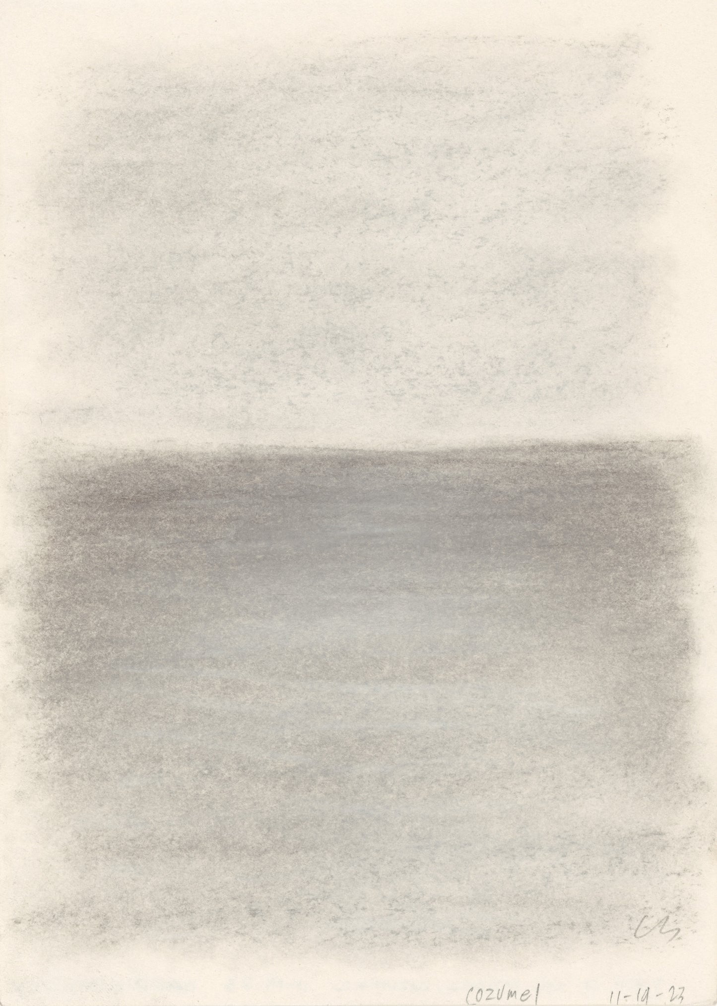 Vista 02-04-05 Original Fine Art Drawings Triptych Collection | Carrie Bergey