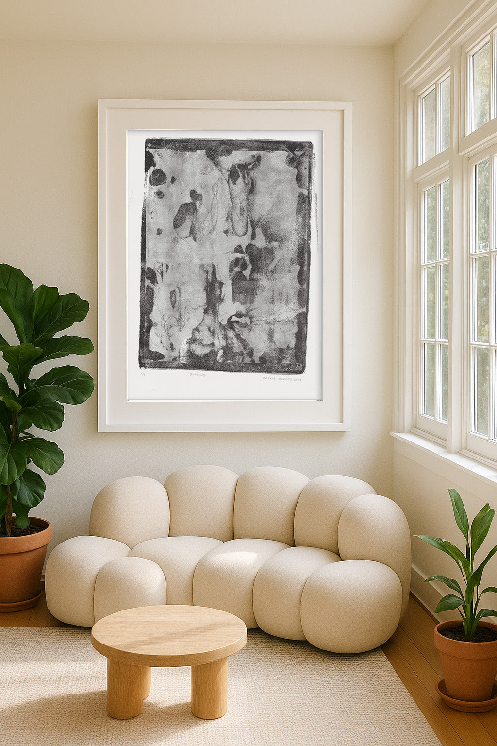 Monotipos originales de bellas artes | Carrie Bergey