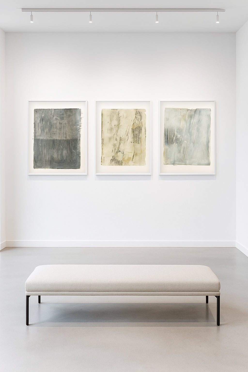 Lobos Overlook 01-02-03 Original Fine Art Monoprint Triptych Collection | Carrie Bergey