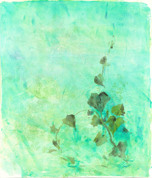 Ivy 01 Original Monoprint Painting