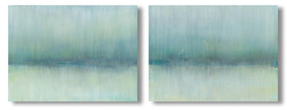 Maui 05-06 Diptych Collection by Carrie Bergey shown side by side on white background, perfect for modern home and garden decor.