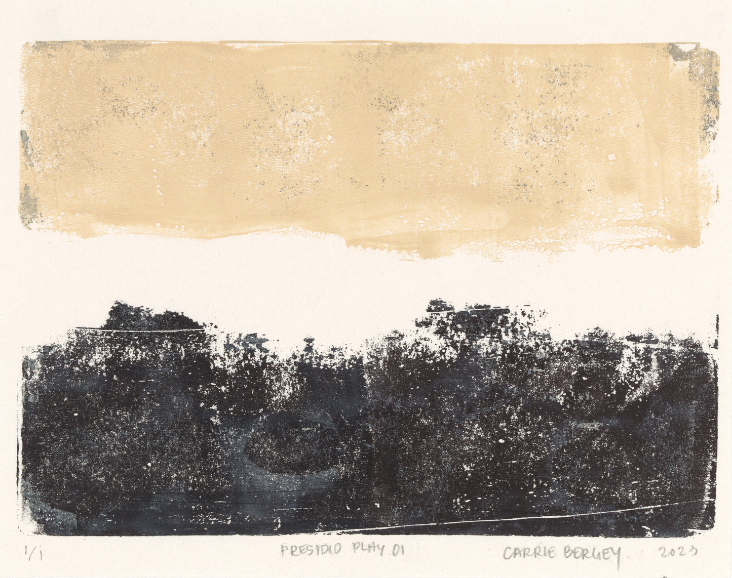 Presidio Play-01 5*7 Original Monoprint