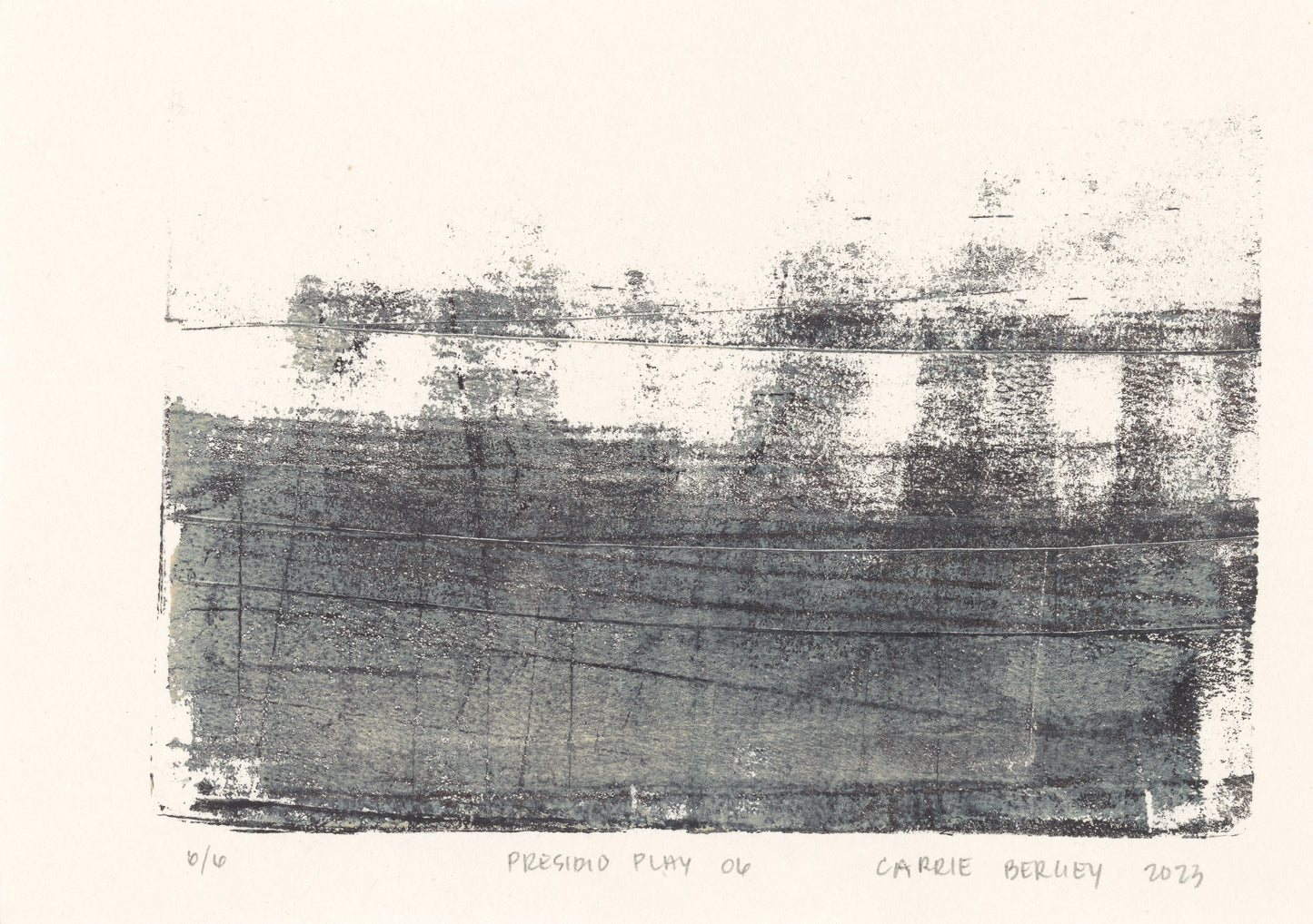 Presidio Play-06 5*7 Original Monoprint