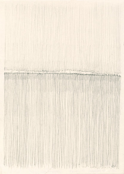 Vista 02-04-05 Colección de trípticos de dibujos originales de bellas artes | Carrie Bergey